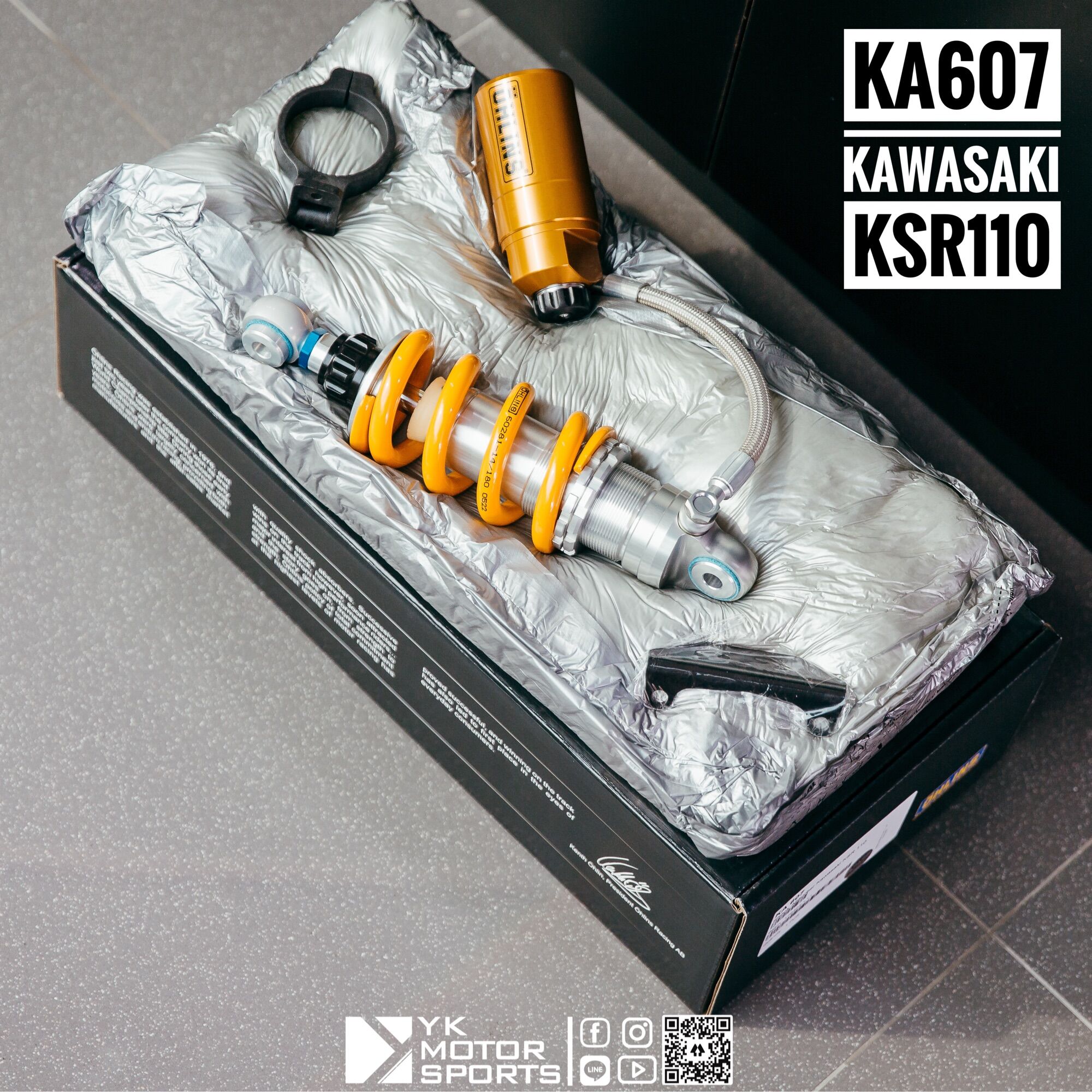 Ohlins Shock Absorber Model Ksr110 Year 2012-2017 (Ka607) Genuine! Free Delivery, 2-Year Warranty. ราคา 15,300 บาท*ส่งฟรี
