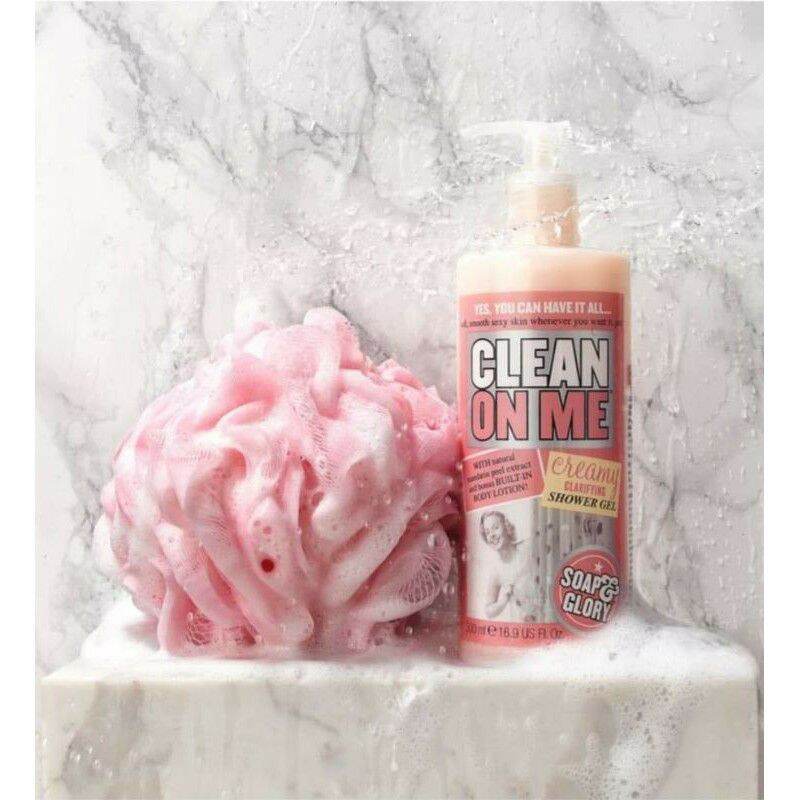 Soap & Glory Clean On Me Creamy Clarifying Shower Gel (500 ml) Boots
