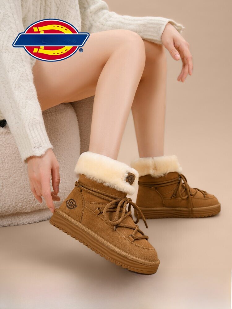 Dickies | Women Warm Fleece Snow Boots ราคา 3,738 บาท*ส่งฟรี