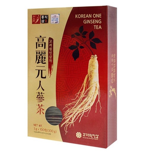 ( 1กล่อง 100 ซอง ) ชาโสมเกาหลี Korean one ginseng tea ของแท้ ...