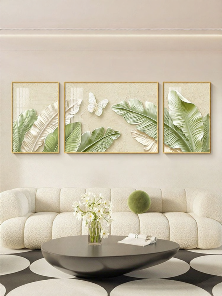 JILEDUO | Decorative Cream Style Wall Art Set for Living Room Sofa Background ราคา 3,365 บาท*ส่งฟรี