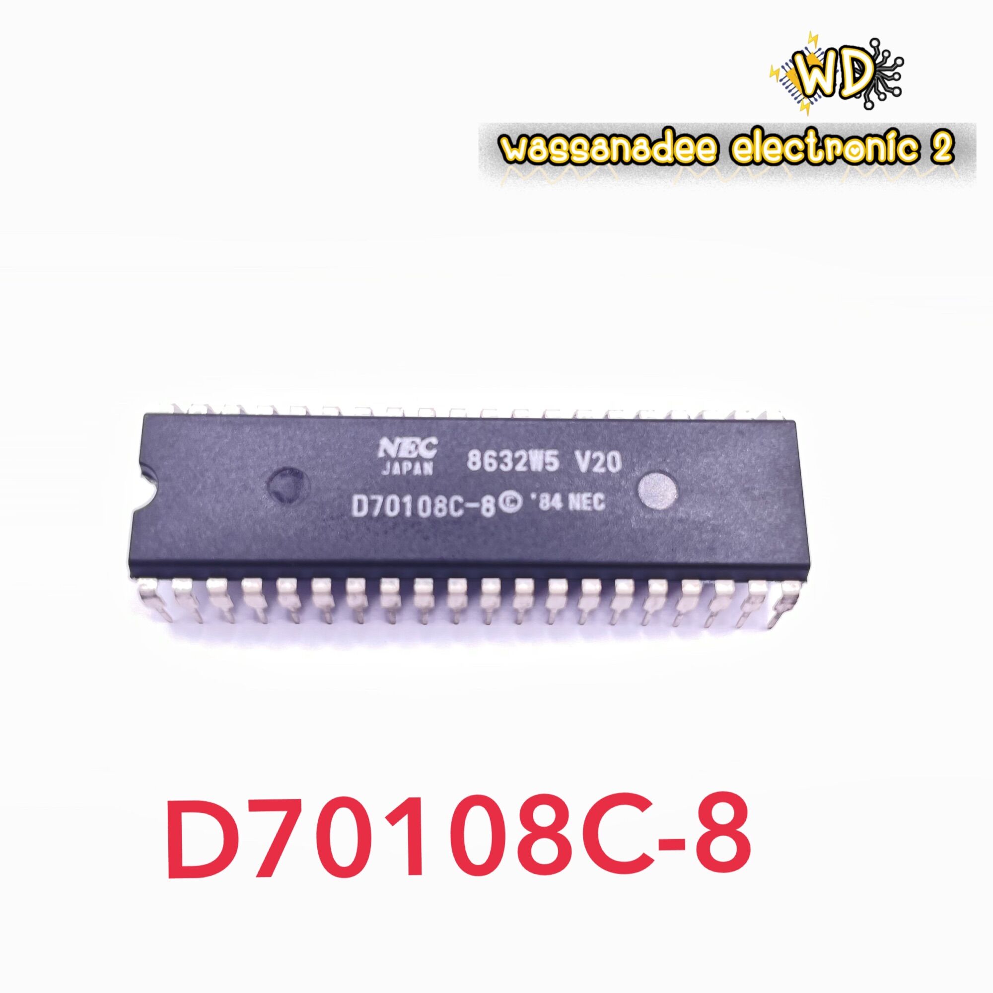 Scarico Hp 1PCS NEC D70108HCZ-16 V20HLV30HL 16/8 16-BIT MICROPROCESSOR Chip Genelec 8010 - Foto 12