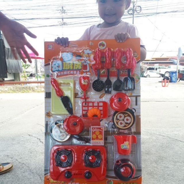 Kaetoyของเล่นเด็ก ชุดเครื่องครัว เครื่องครัวเด็กเล่น พลาสติก ยกเช็ทชุดใหญ่