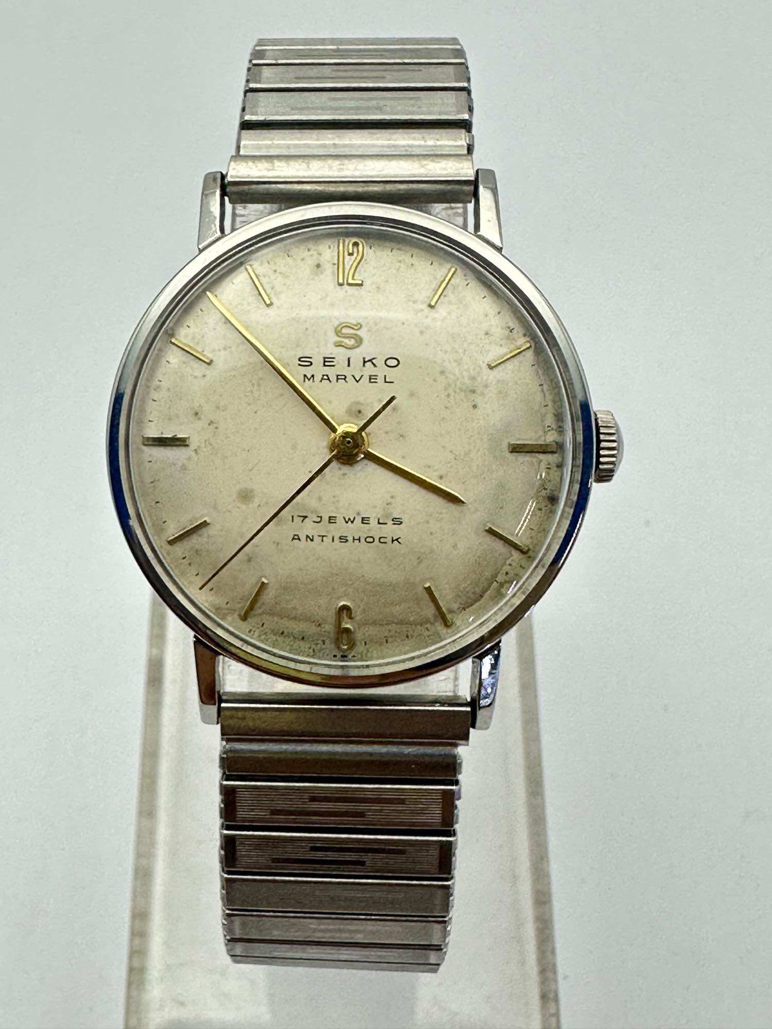 SEIKO MARVEL 17JEWELS ANTISHOCK セイコー マーベル 17石 手巻き腕時計