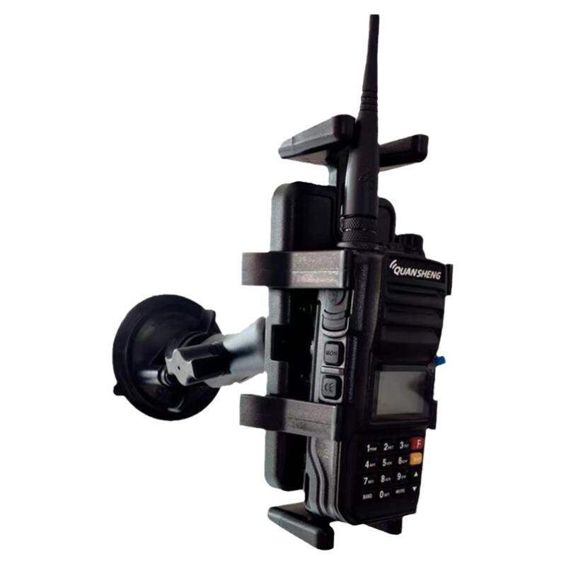 First | Universal Car Mount for Two-Way Radios and Mobile Phones with 1 Inch Ball Joint Adjustable Width ราคา 206 บาท*ส่งฟรี