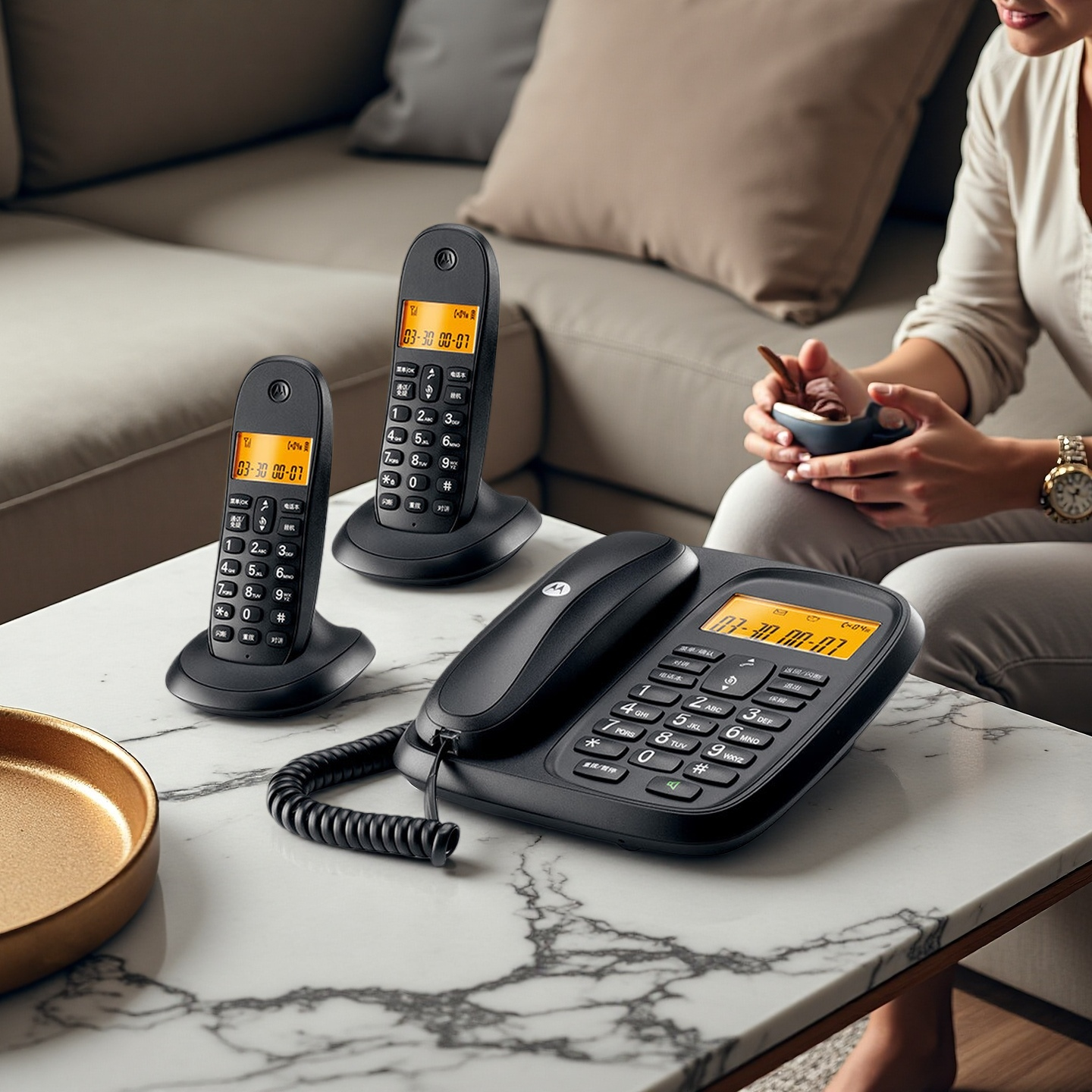 Motorola | Wireless Office and Home Phone Set ราคา 2,878 บาท*ส่งฟรี