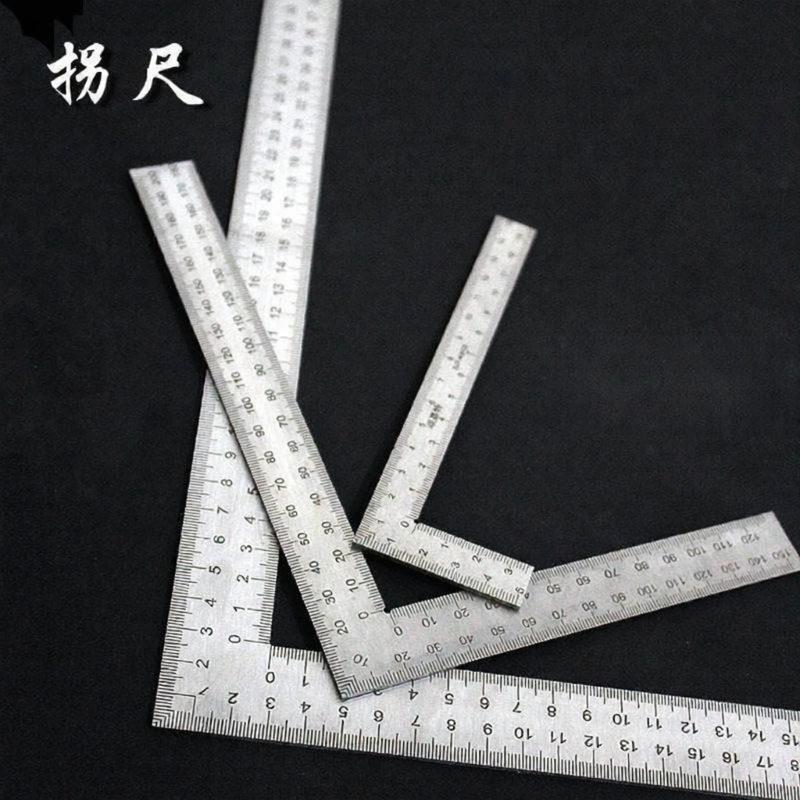 Defasilk | Stainless Steel Reinforced Angle Ruler 300mm 500mm 1m ราคา 393 บาท*ส่งฟรี