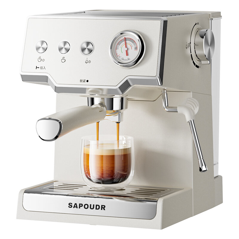 แกะกล่อง! รีวิว SAPOUDR เครื่องทำกาแฟสตรีมมิ่ง 20Bar ป้ายยาคนรักกาแฟที่บ้าน!