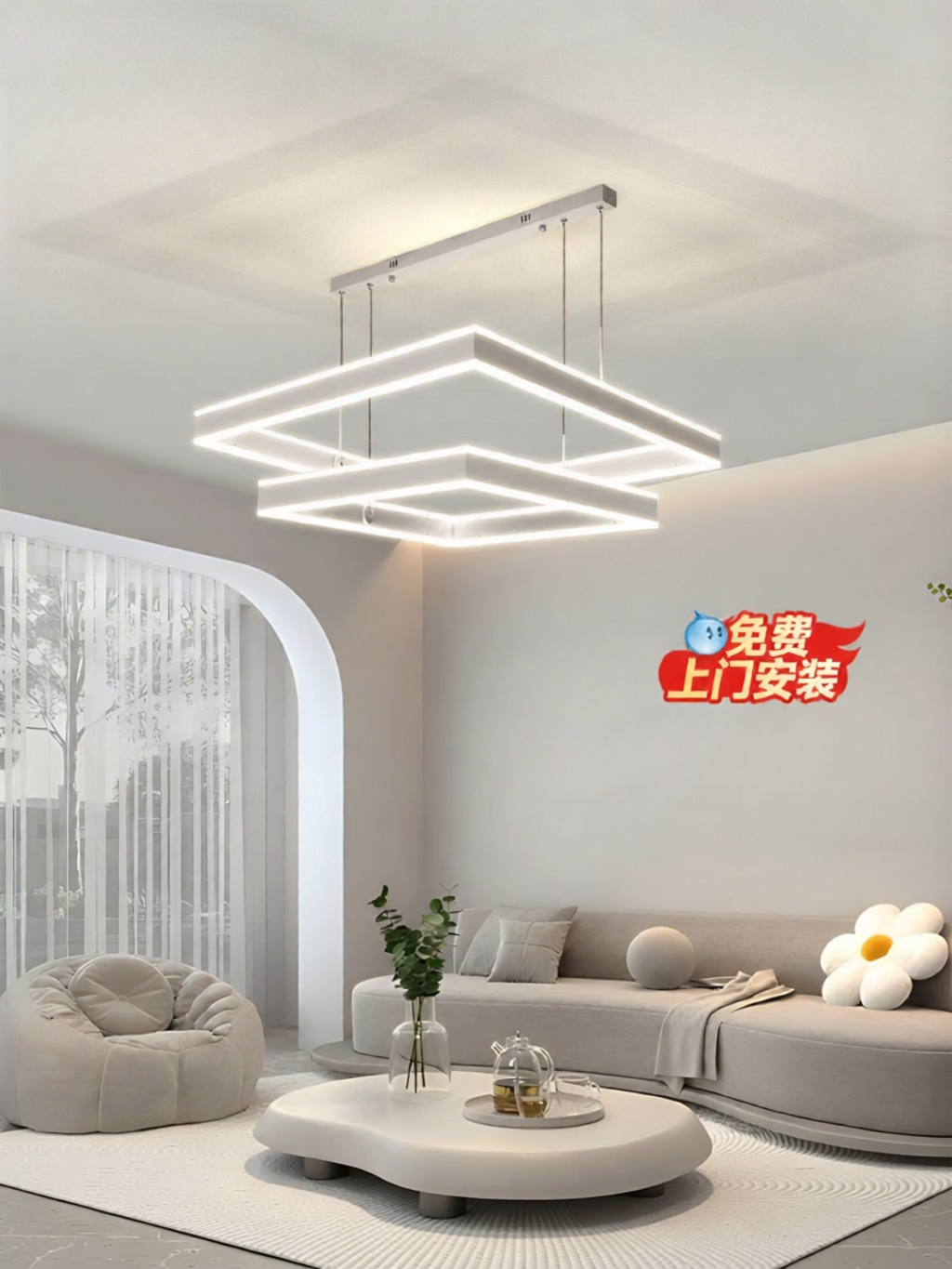 [DGY | Modern Minimalist Creative Nordic Living and Dining Room Chandelier,DGY | Modern Minimalist Creative Nordic Living and Dining Room Chandelier,] ราคา 3,790 บาท*ส่งฟรี