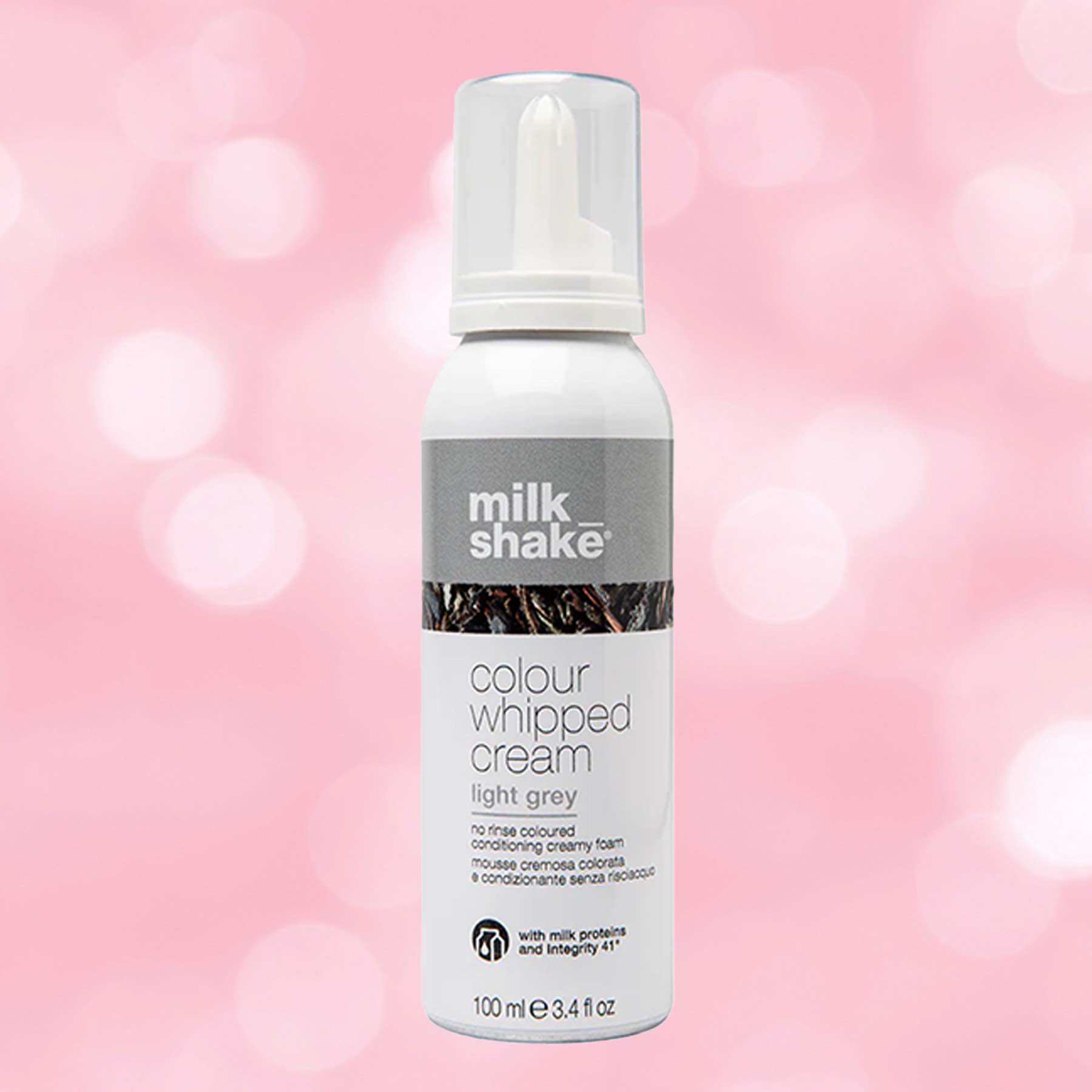 MILK SHAKE COLOR WHIPPED CREAM LIGHT GREY 100 ML.วิปครีม เติมประกายผมสี