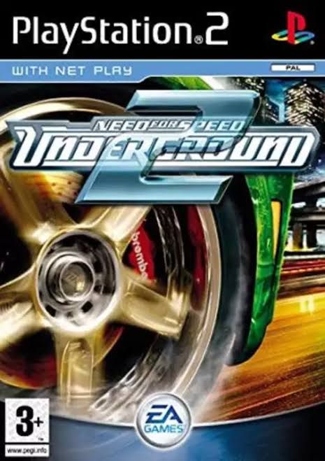 แผ่นเกมส์ PS2 - Need For Speed UnderGround2 เกมแข่งรถสุดมันส์ เล่นได้2คน แผ่นไรท์คุณภาพ เก็บปลายทางได้✅