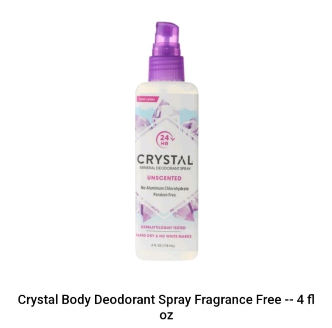 Crystal™ MineralEnriched Deodorant Spray Unscented 118 ml ของแท้นำเข้า
