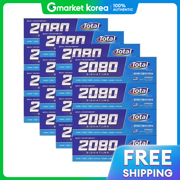 Aekyung | Aekyung 2080 Signature Total Blue Toothpaste 125g, 4-Count X 4 ราคา 1,165 บาท*ส่งฟรี