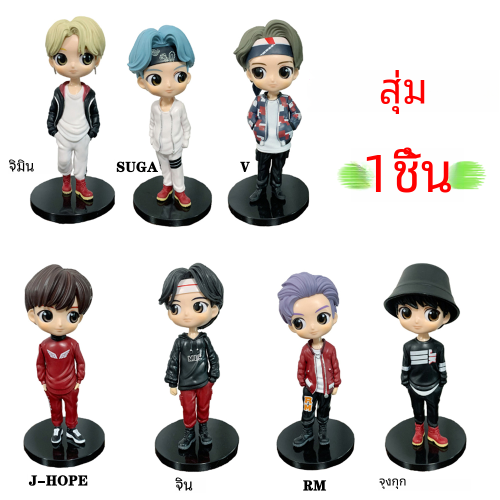 7ชิ้น/เซ็ตตุ๊กตาโมเดลเคป๊อป Bangtan Boy BTS ตุ๊กตาแอคชั่นไอดอลคนดัง ...