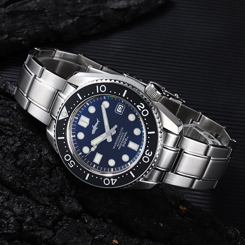 再値下げ HEIMDALLR チタン製MM300 カスタムウォッチ NH35A Japan Genuine NH35 Mechanical Movement Black 3H Date