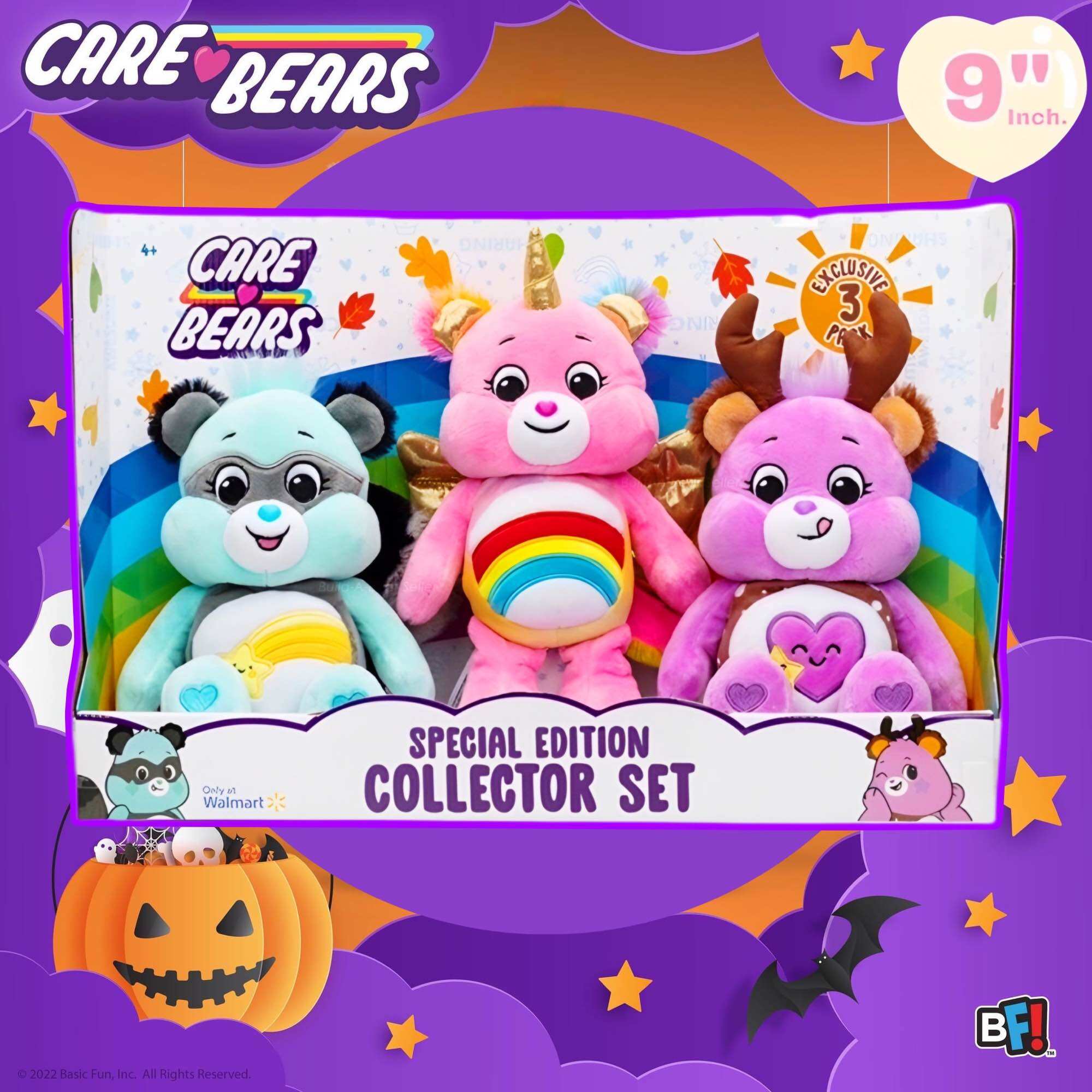 🇺🇸USA🇺🇸 ตุ๊กตาแคร์แบร์ รุ่นใหม่ ชุดแฟนซี สัตว์ (1ชุด = 3ตัว) ⭐️New!!⭐️🌈 Care Bear 2022🌟ของแท้❤️‍🔥✈️นำเข้าจากอเมริกา🇺🇸 ราคา 990 บาท*ส่งฟรี