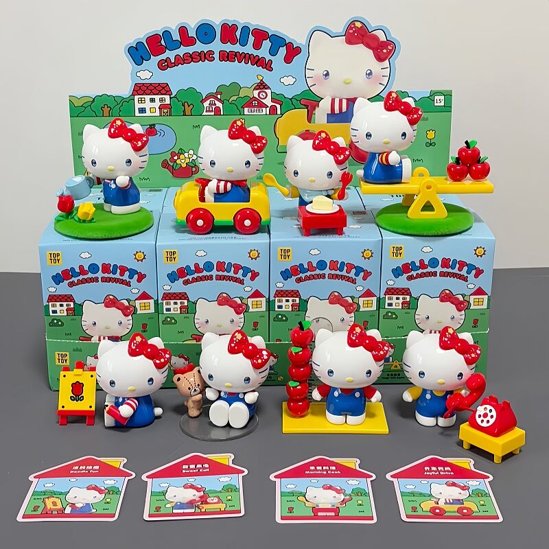 โมเดลฟิกเกอร์ ของสะสม TOPTOY ซานริโอ เฮลโลคิตตี้ คลาสสิค รีไววาล ซีรีส์ สะสมแบบบลายด์บ็อกซ์ ของตกแต่งโต๊ะทำงาน คอลเลกชันสุดฮิต ของขวัญวันเกิด ราคา 1,224 บาท*ส่งฟรี