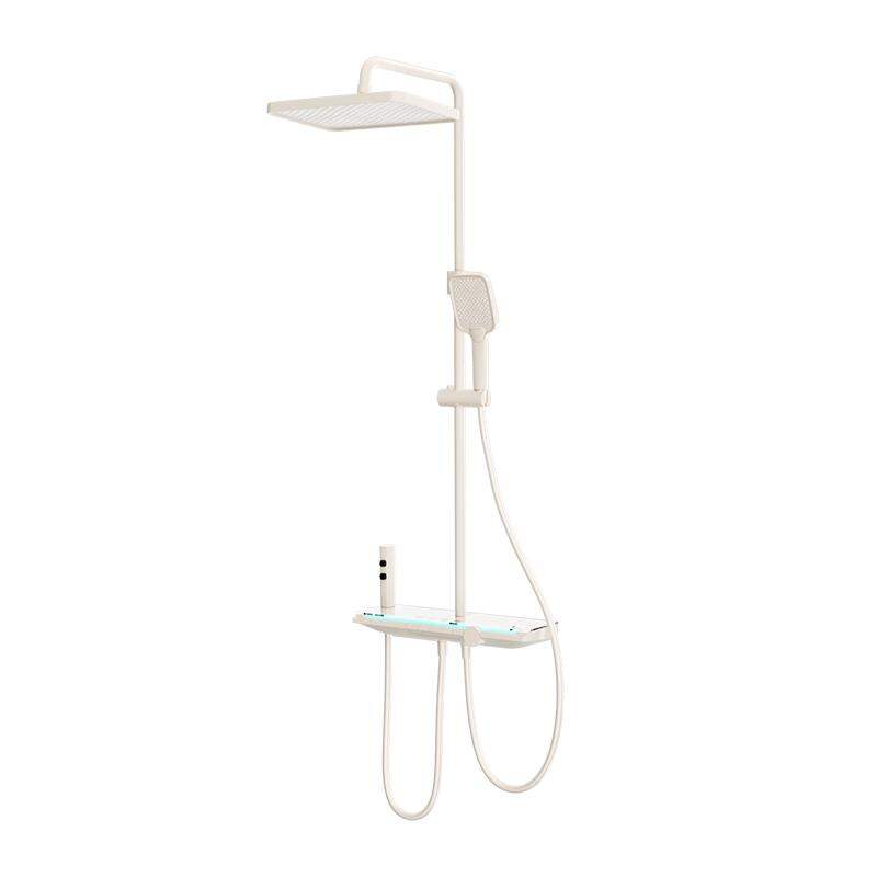 SSWW | White Color Showerhead Set with Digital Temperature Display Piano Keys ราคา 5,474 บาท*ส่งฟรี