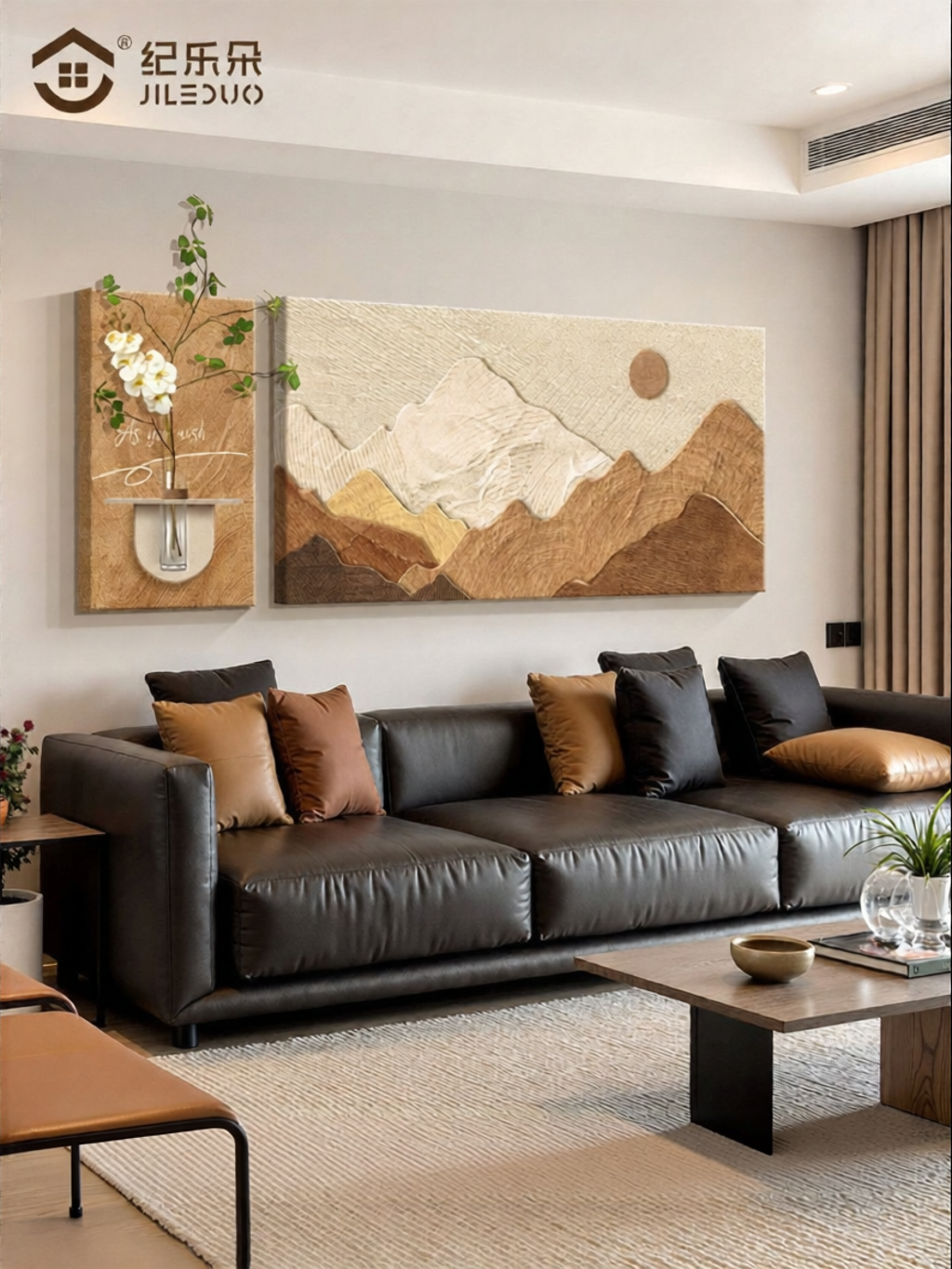 JILEDUO | Retro Landscape Wall Art for Living Room ราคา 4,477 บาท*ส่งฟรี