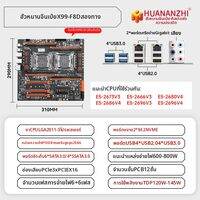 HUANANZHI | เมนบอร์ดรองรับ CPU E5 สำหรับเล่นเกมและทำงาน