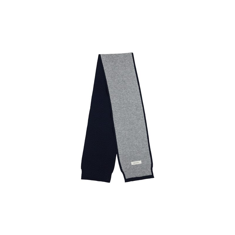 KEIGAN | Fashionable Color-Block Double-Layer Knit Scarf ราคา 3,118 บาท*ส่งฟรี