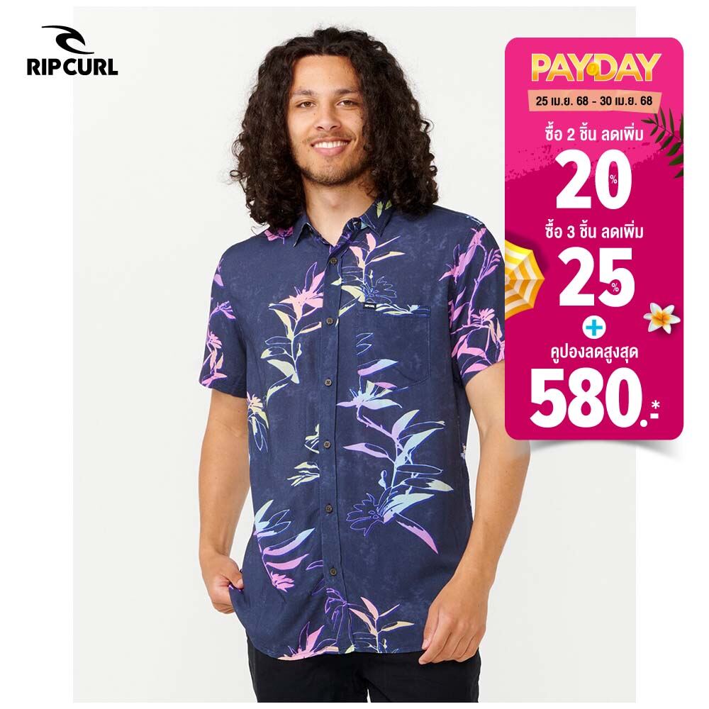 RIPCURL เสื้อเชิ้ต 03QMSH FUN TIMES S/S SHIRT S24 ราคา 1,516 บาท*ส่งฟรี