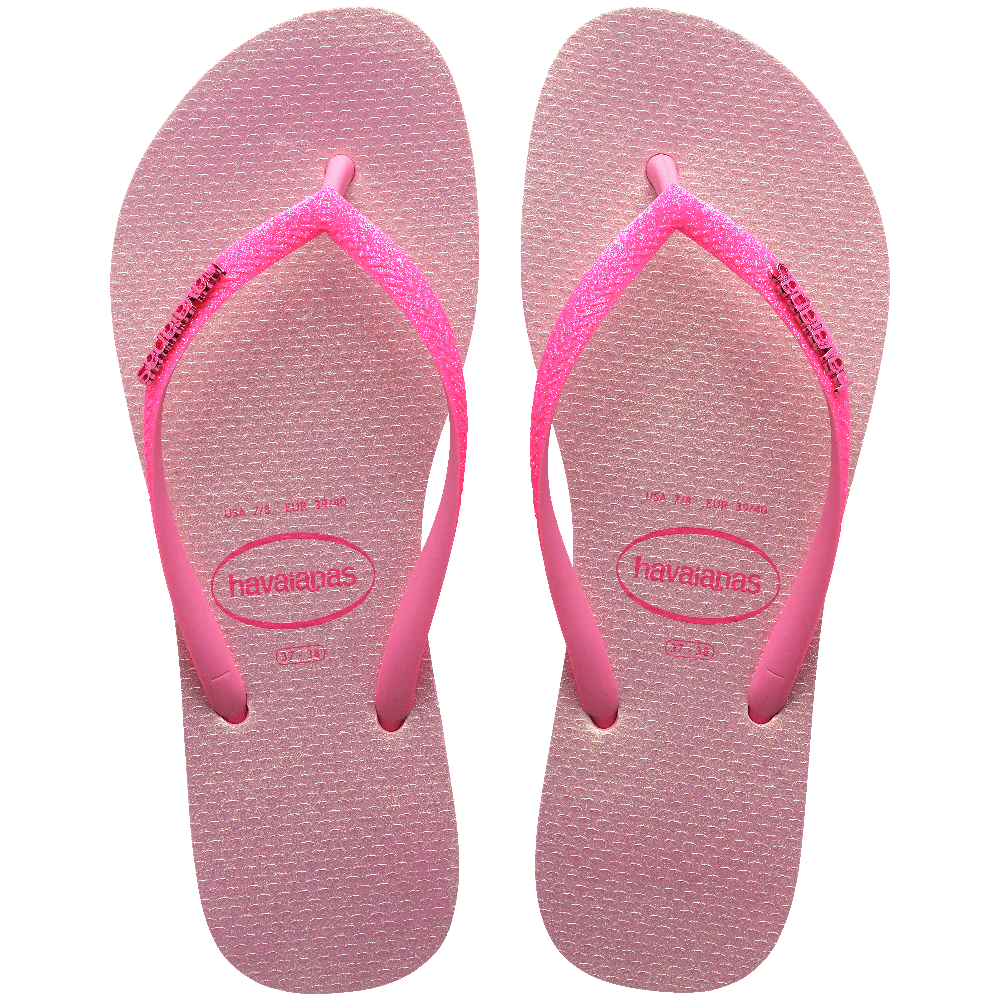 HAVAIANAS รองเท้าแตะเด็ก Slim Glitter Iridescent Flip Flops PINK 41489221749K_U4PIXX ราคา 1,071 บาท*ส่งฟรี