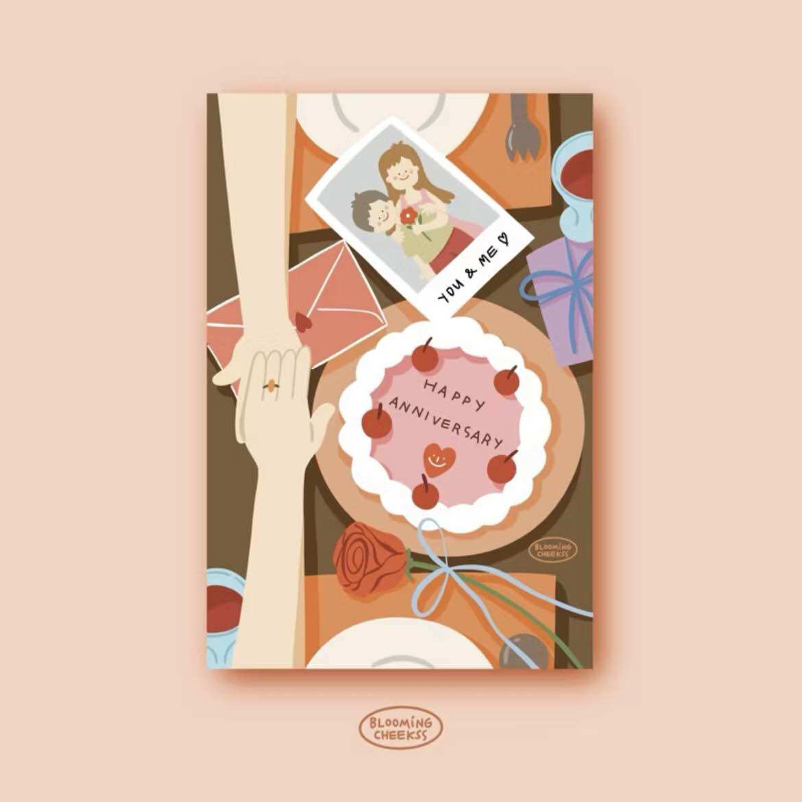 BMCK - การ์ดวันครบรอบ (มีซอง) Anniversary card การ์ดความรัก