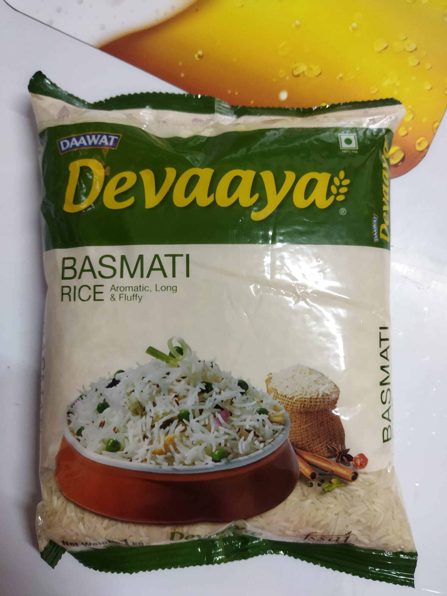 Devaaya Basmati rice (Daawat company) ข้าวบาสมติ 1kg. Lazada.co.th