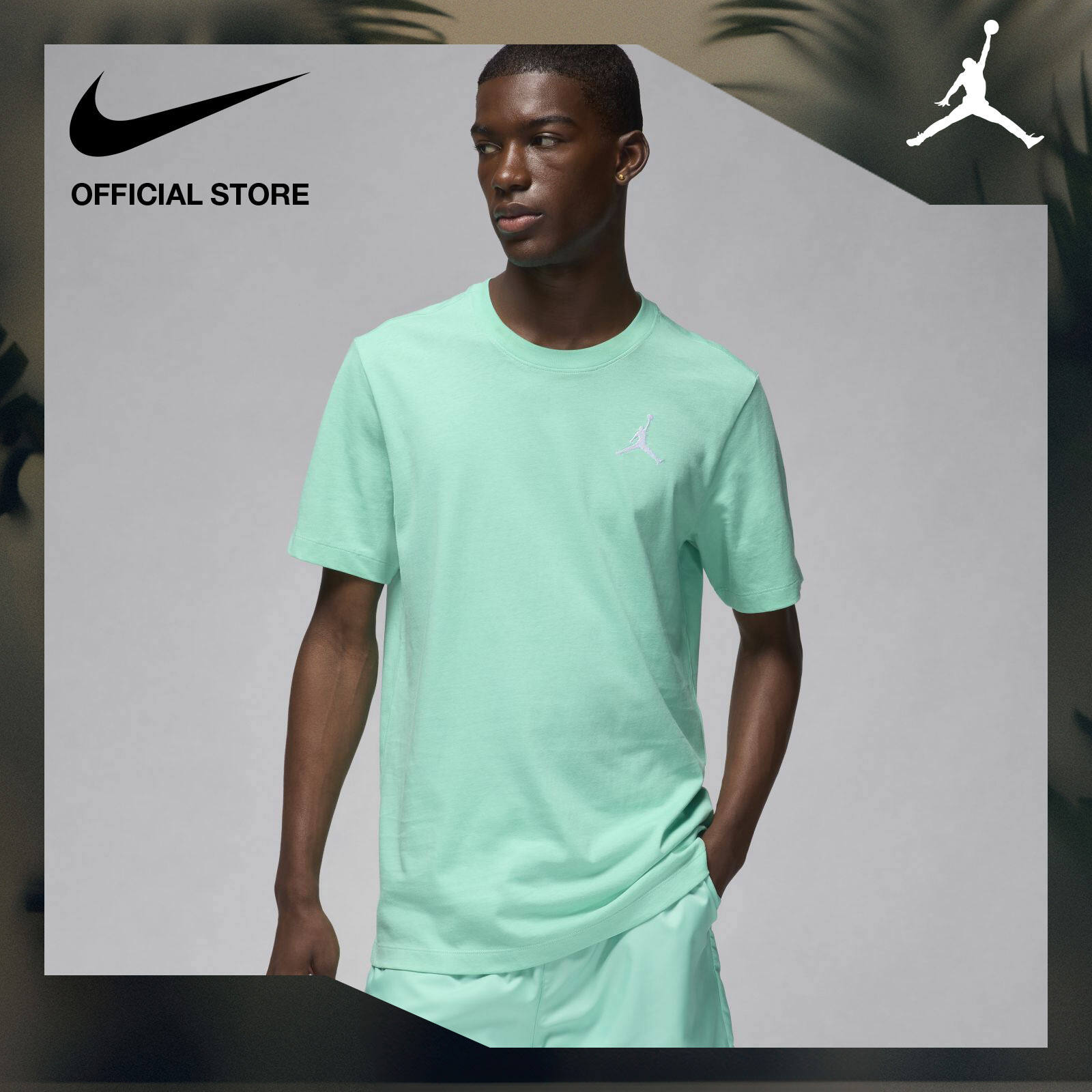 Nike Men's Jordan Jumpman EMB Tee - Emerald Rise ไนกี้ เสื้อยืดผู้ชาย Jordan Jumpman EMB - สีเอเมอรัลด์ไรส์ ราคา 585 บาท*ส่งฟรี