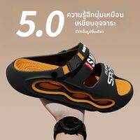 BUYANGSI | รองเท้าแตะผู้ชาย EVA ป้องกันลื่น ป้องกันกลิ่น ระบายอากาศดี ใส่เดินชายหาด ขับรถ ปั่นจักรยาน ใส่สบาย ทนทาน สำหรับฤดูร้อน