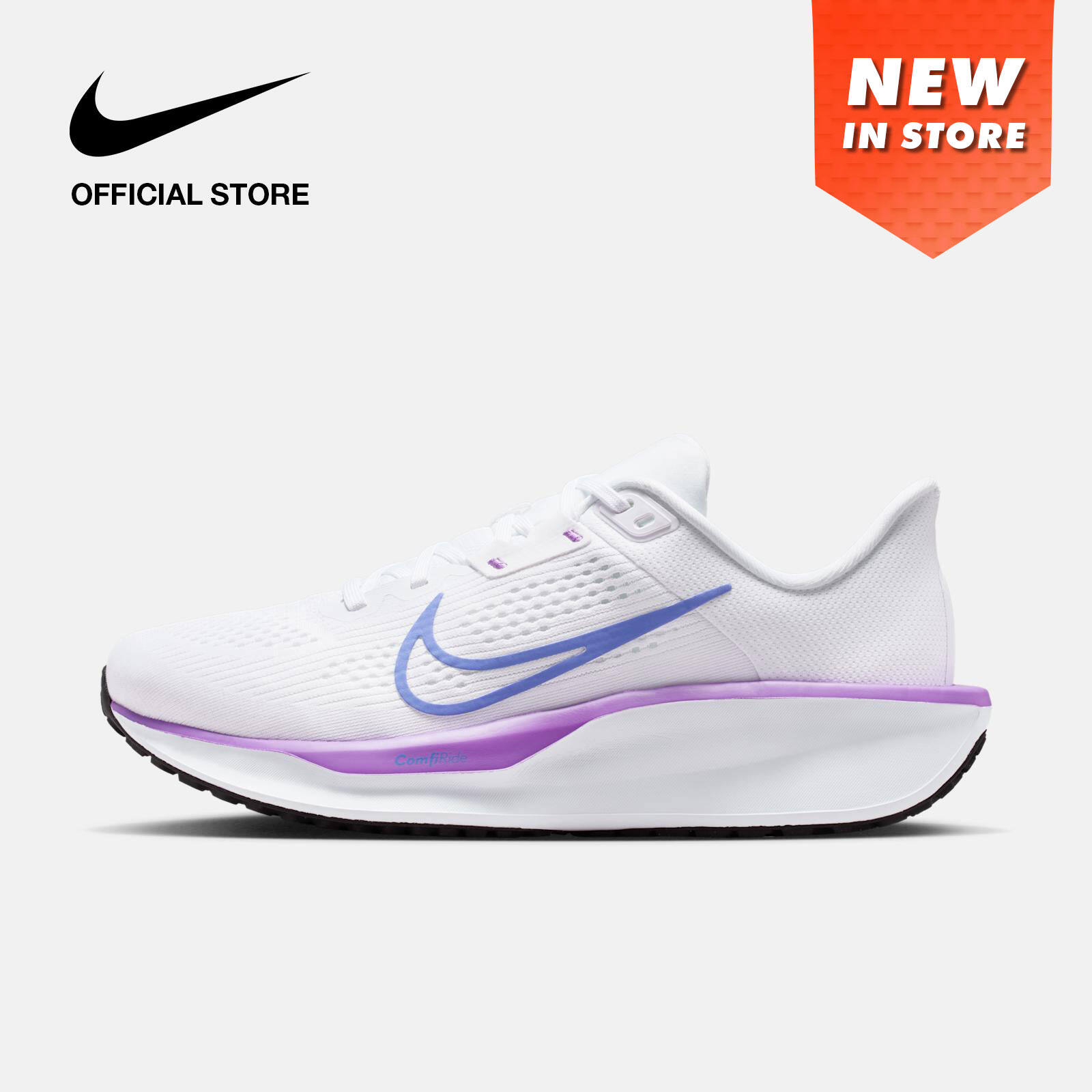 Nike Women's Quest 6 Road Running Shoes - White [FD6034-113] ราคา 3,000 บาท*ส่งฟรี