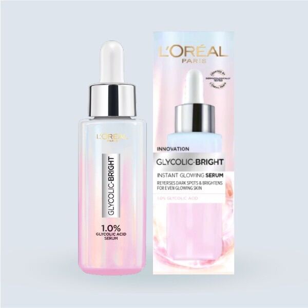 L'Oreal Glycolic Acid Bright Serum (30ml) Exp.01/2025 Lazada.co.th