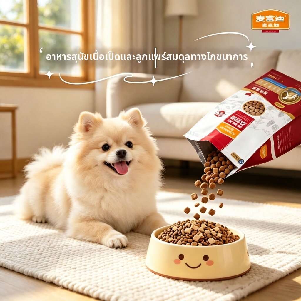 MYFOODIE | Duck & Pear Freeze-Dried Dog Food For Small And Senior Dogs ราคา 2,018 บาท*ส่งฟรี