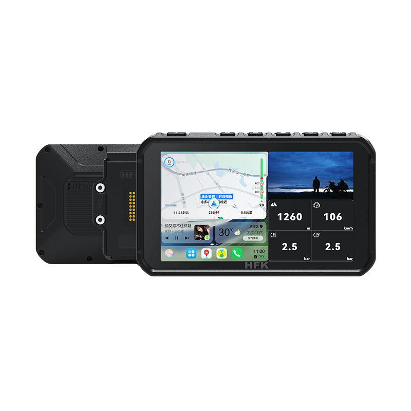 HFK | Quick-Release Smart Vehicle Dash Cam 2K Dual Cameras Carplay Night Vision ราคา 18,290 บาท*ส่งฟรี