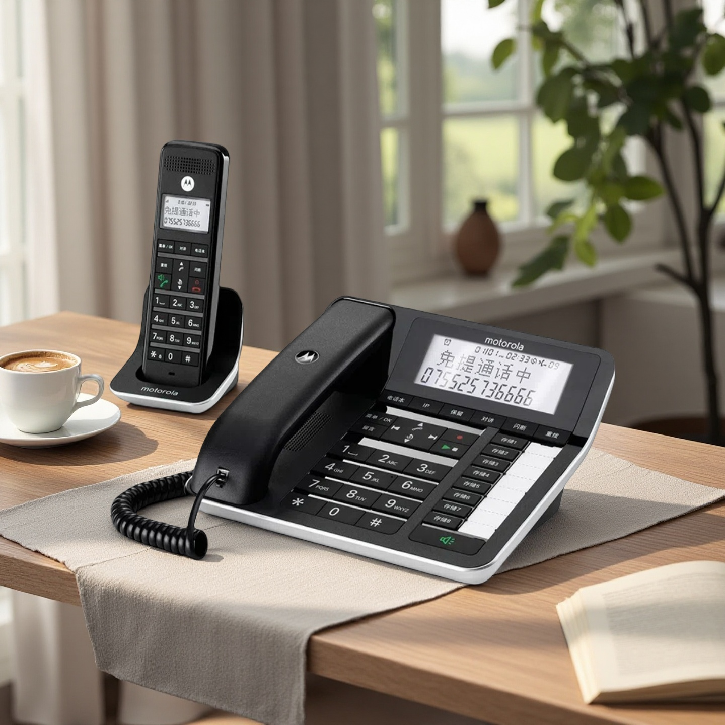 Motorola | Premium Business Office Sub-Mother Telephone Answering Machine ราคา 3,411 บาท*ส่งฟรี
