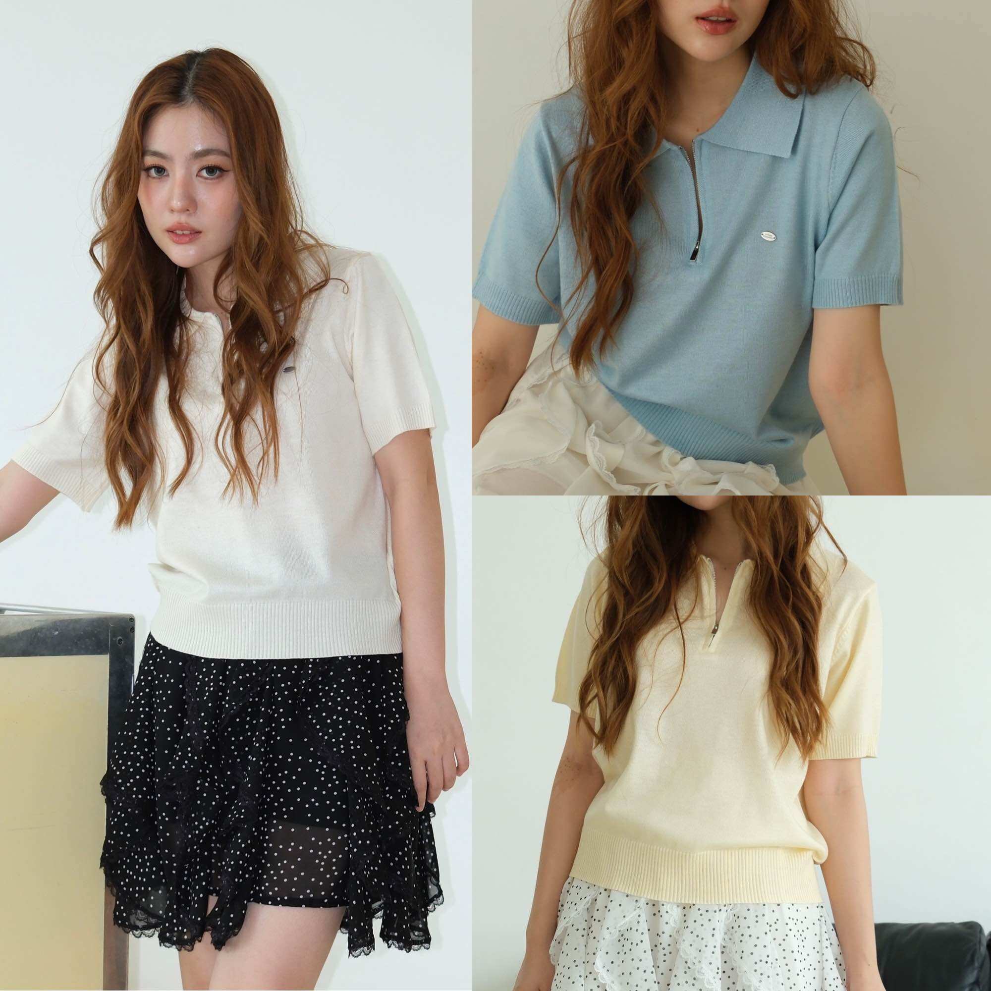 urban apparels | osmo knitted polo เสื้อโปโลผ้านิตผสมลินินเนื้อเบาสบายไม่ร้อน ผ้ายับยาก ไม่ต้องรีด ราคา 881 บาท*ส่งฟรี