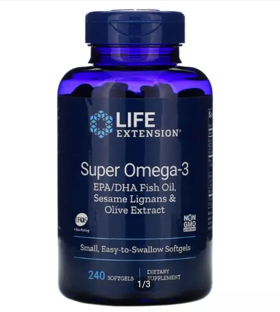 Life Extension Omega Foundations Super Omega-3 240 Solfgels