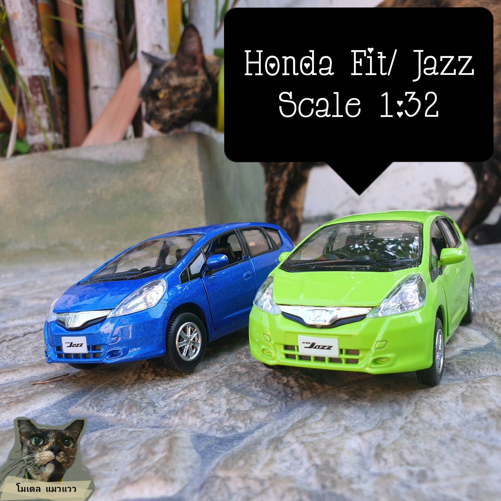 โมเดลรถ ฮอนด้าแจ๊ส Honda Fit/Jazz  1:32 Yufeng / Ma Kejiao / RMZ City