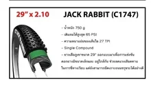 ภาพขนาดย่อของภาพหน้าปกสินค้าCST  29" x 2.10 CST JACK RABBIT ขอบลวด ยางจักรยานเสือภูเขา ยางเกรดพรีเมียม แข็งแรง ทนทาน จากร้าน คัดสรร 888 บน Lazada ภาพที่ 4