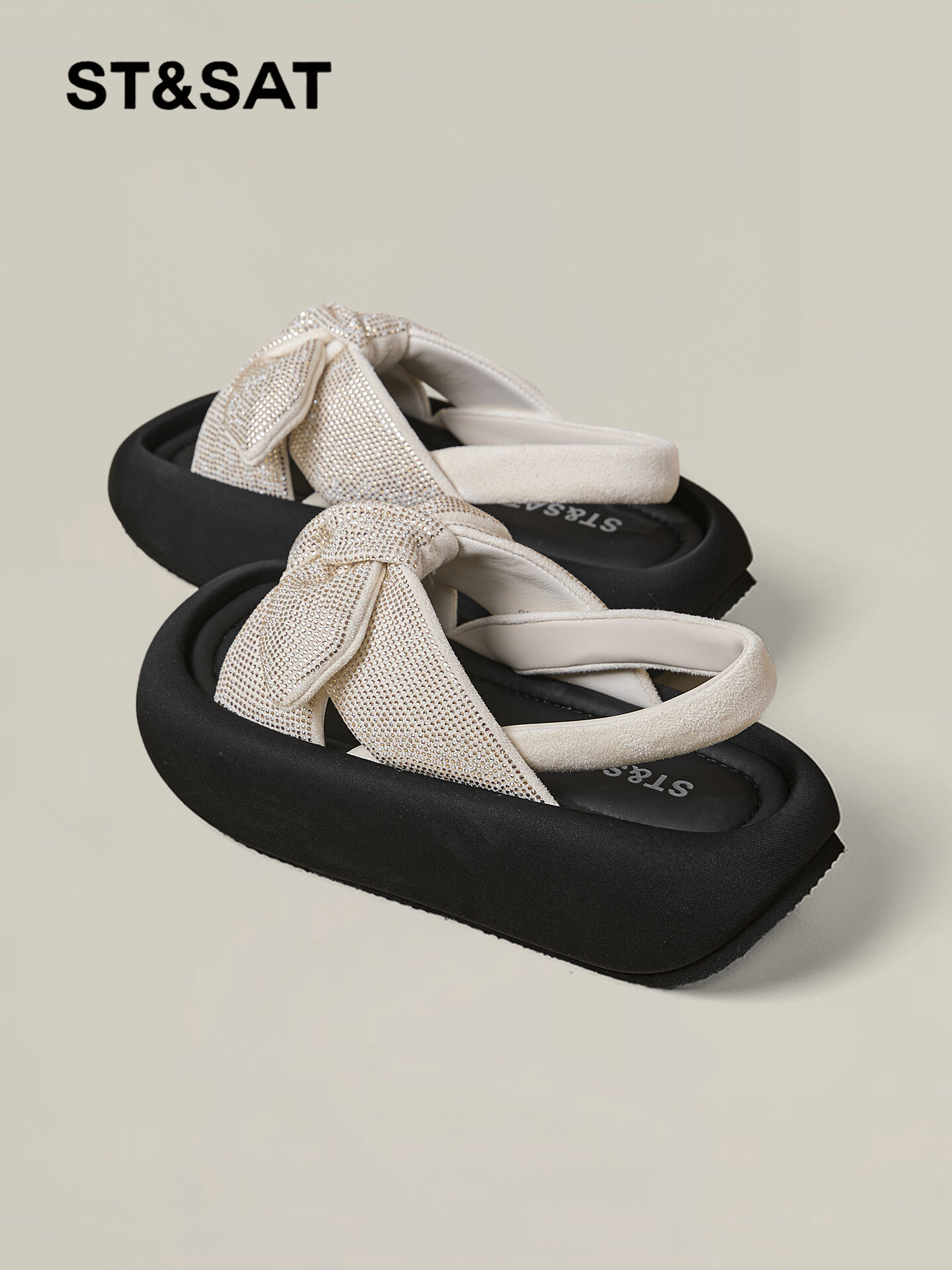 ST&SAT | Summer Versatile Thick-Heel Roman Sandals For Women ราคา 3,087 บาท*ส่งฟรี