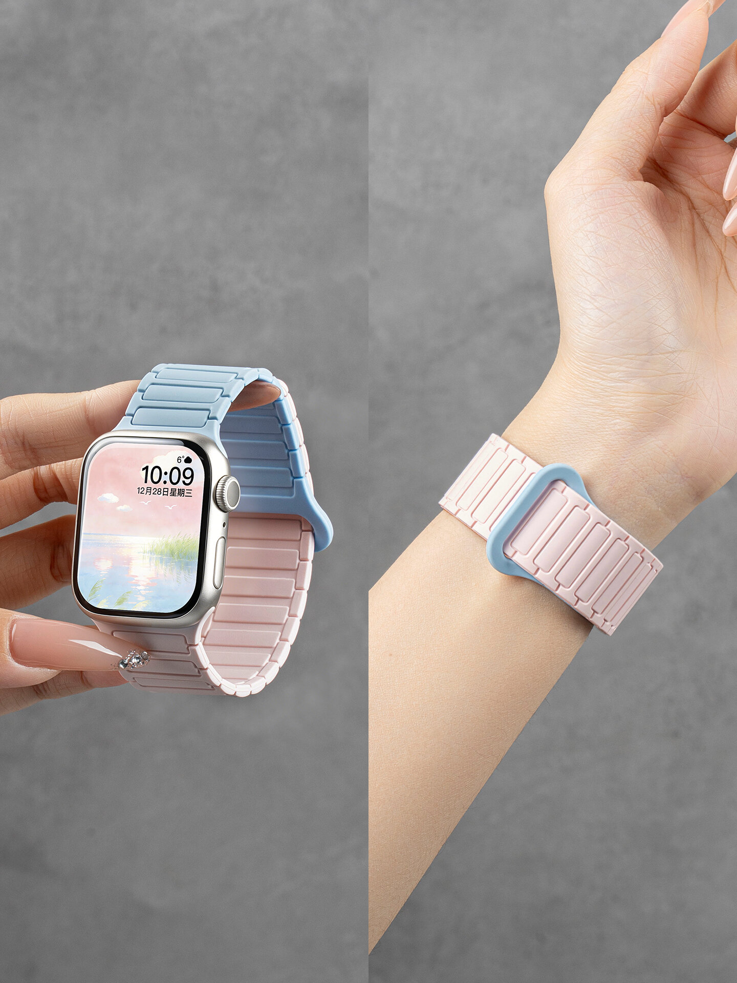CRAFTSMAN DAI | Colorful Magnetic Summer Unisex Silicon Band ราคา 388 บาท*ส่งฟรี