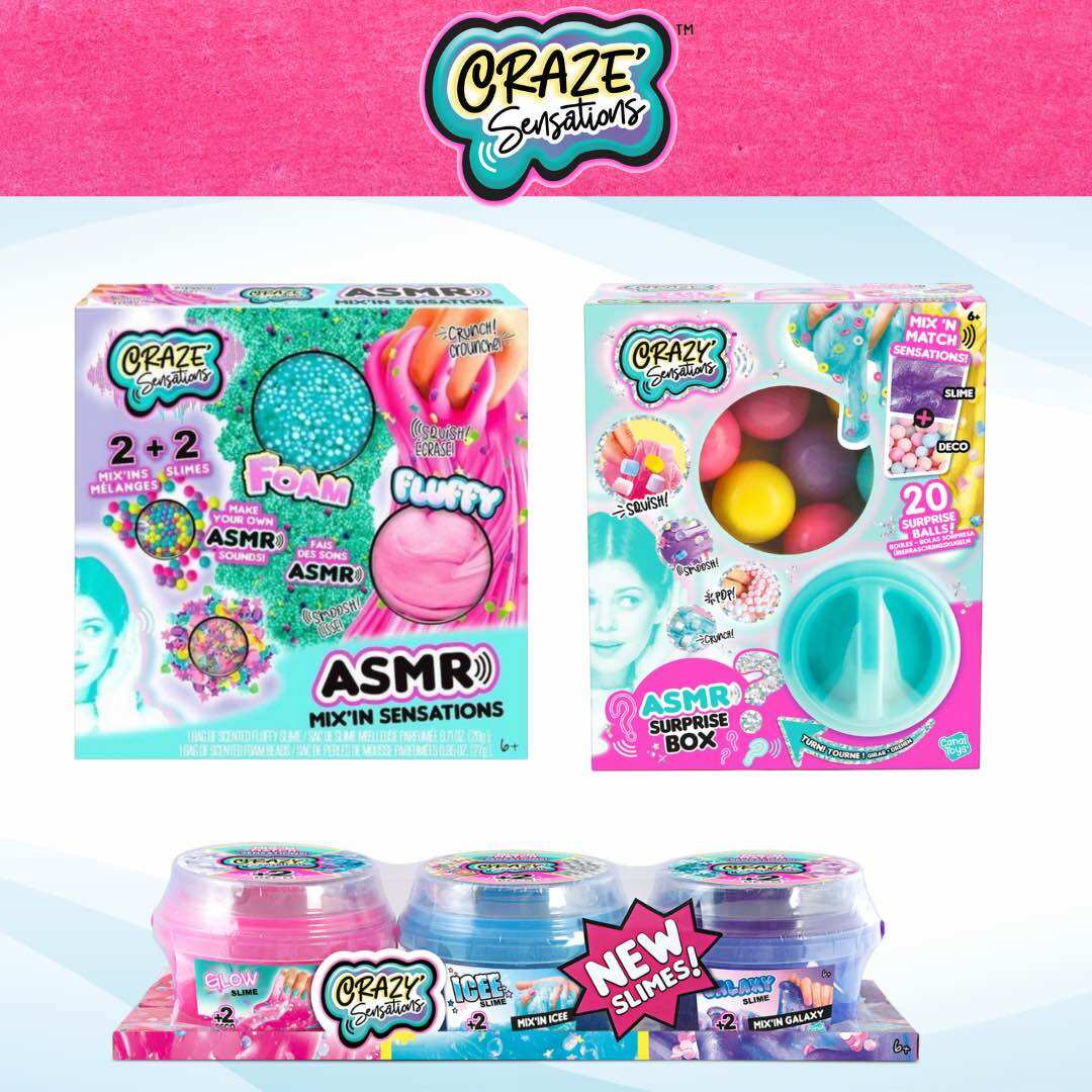Ready for Delivery, Bundled Set: Crazy Sensations Asmr Mix'In Sensations Toy Set from Canal Toys. Press to Select the Item Inside. ราคา 1,150 บาท*ส่งฟรี