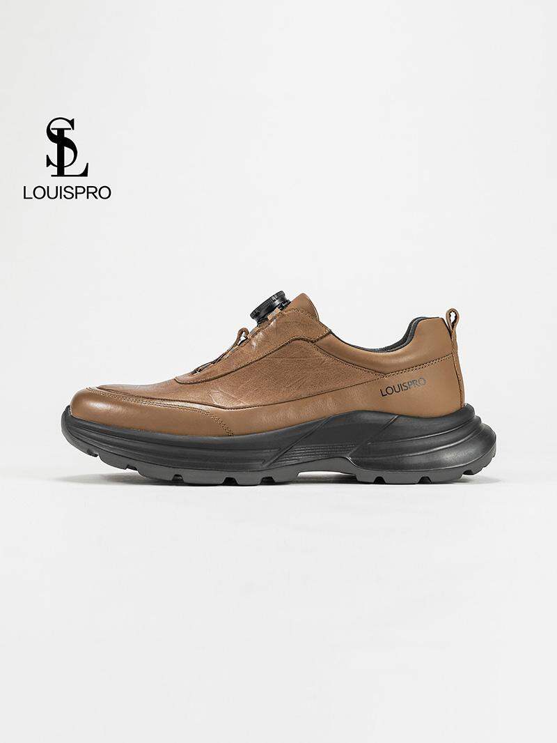 LOUISPRO | Luxurious Handmade Comfortable Soft Bottom Durable Men's Business Shoes ราคา 8,178 บาท*ส่งฟรี
