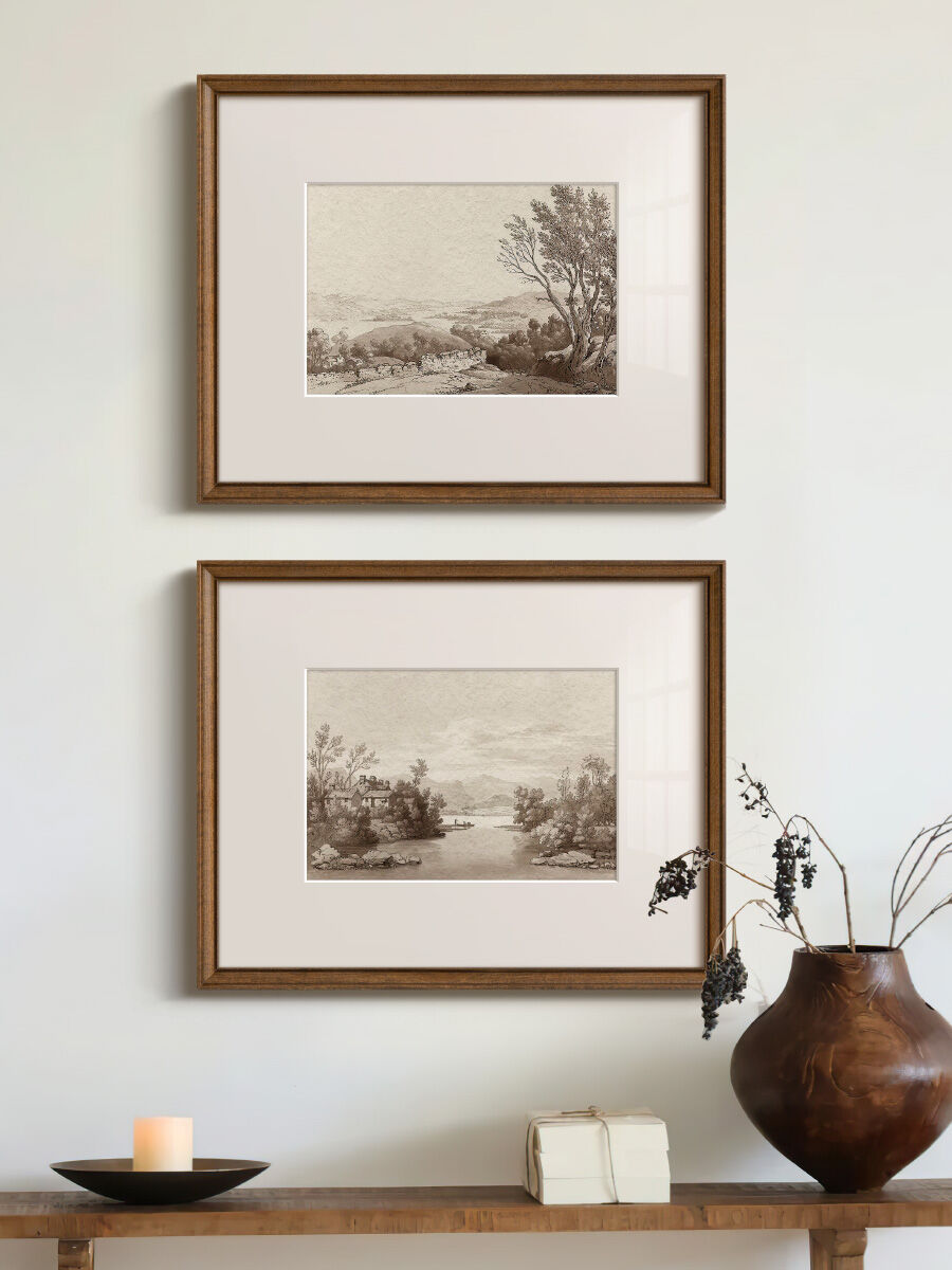 [HOOGER ART | Landscape Sketch Decorative Painting Black and White Vintage,HOOGER ART | Landscape Sketch Decorative Painting Black and White Vintage,] ราคา 1,468 บาท*ส่งฟรี