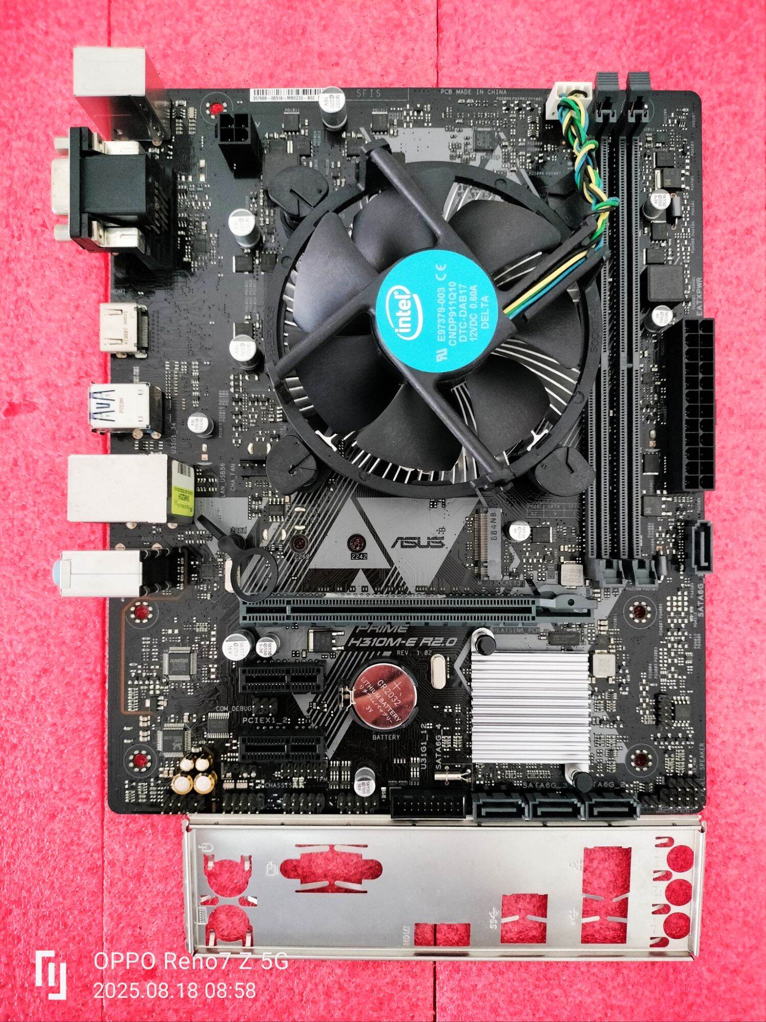 CPU intel i5 8400 asus h310m Asus Prime H310M-C MicroATX Motherboard Intel I/O Shield i5-8400