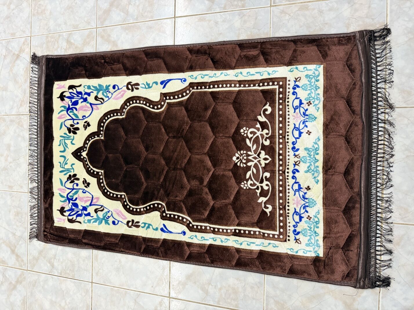 ผ้าปูละหมาด พรมปูละหมาดหนานุ่ม พรมละหมาด พรมปูละหมาด ผ้าละหมาด prayer rug prayer mat sejadah tebal