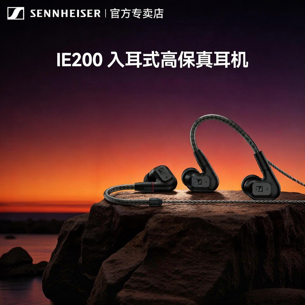 หูฟังไร้สาย หูฟังบลูทูธ Sennheiser หูฟัง Hi-Fi อินเอียร์แบบมีสายสำหรับผู้ที่ชื่นชอบเสียง ราคา 10,429 บาท*ส่งฟรี
