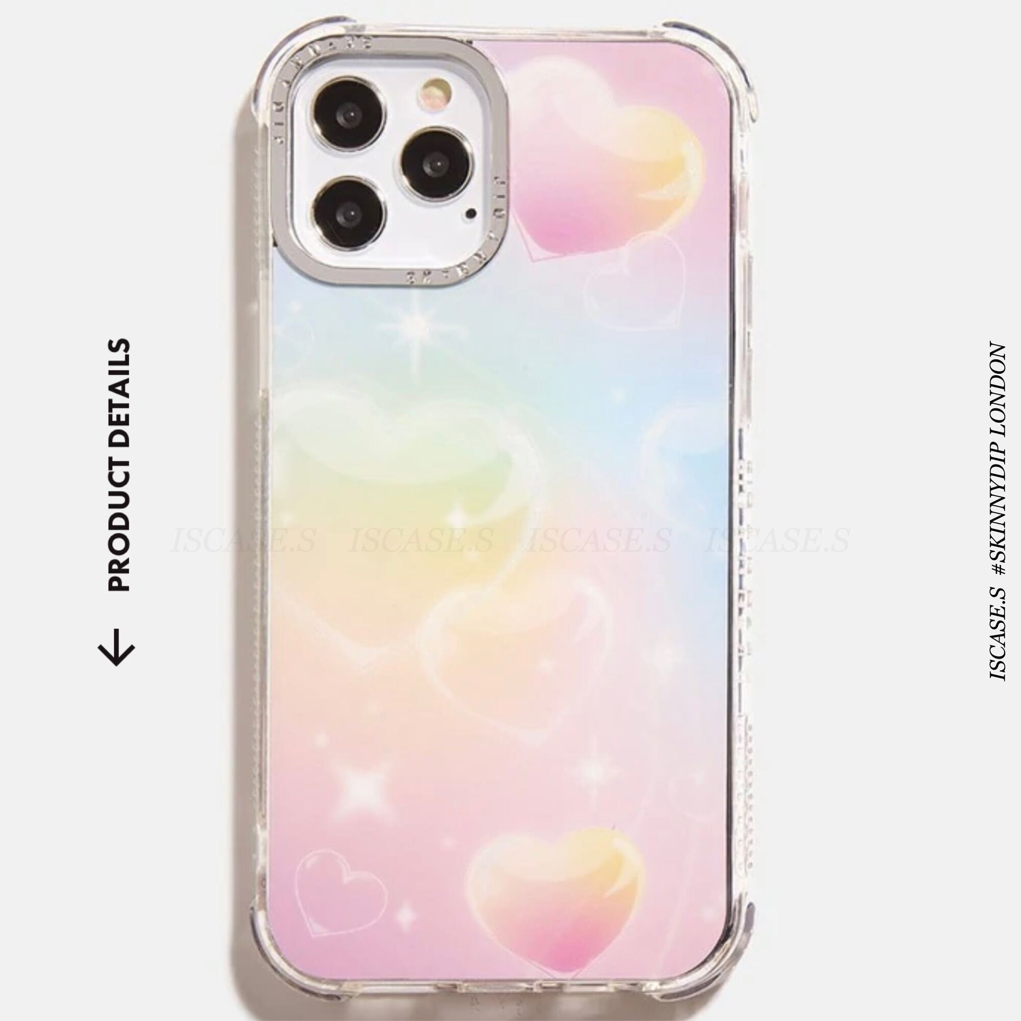 Sold Out ꒱ ???? Bubble Heart Shock Case Skinnydip London iPhone 13Pro ...