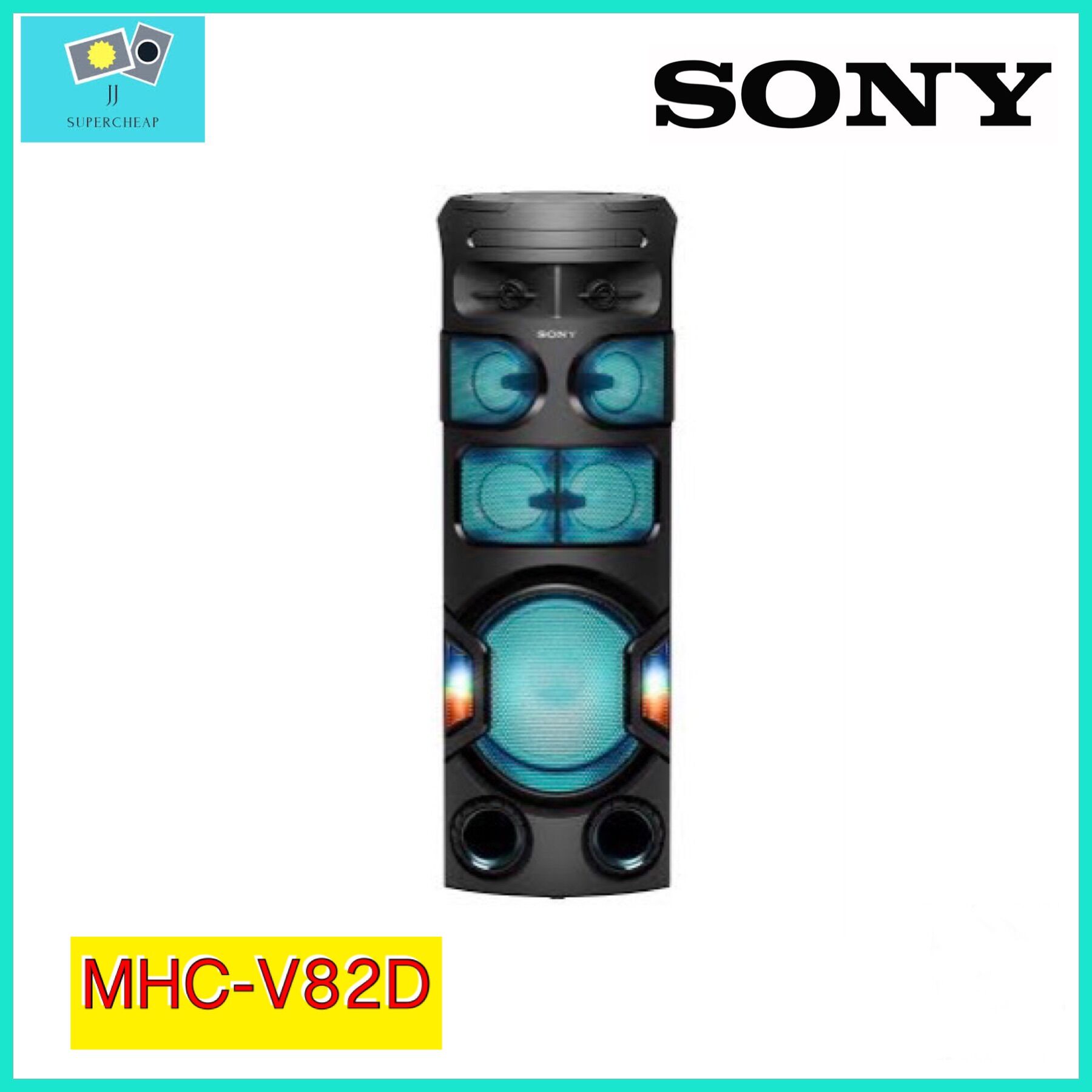 ดูภาพ SONY เครื่องเสียง ลำโพง PA 800 วัตต์ รุ่น MHC-V82D ลำโพงบลูทูธ ระบบเครื่องเสียงพลังสูง V82D พร้อมเทคโนโลยี BLUETOOTH? <br/>เพิ่มเติม SONY เครื่องเสียง ลำโพง PA 800 วัตต์ รุ่น MHC-V82D ลำโพงบลูทูธ ระบบเครื่องเสียงพลังสูง V82D พร้อมเทคโนโลยี BLUETOOTH?